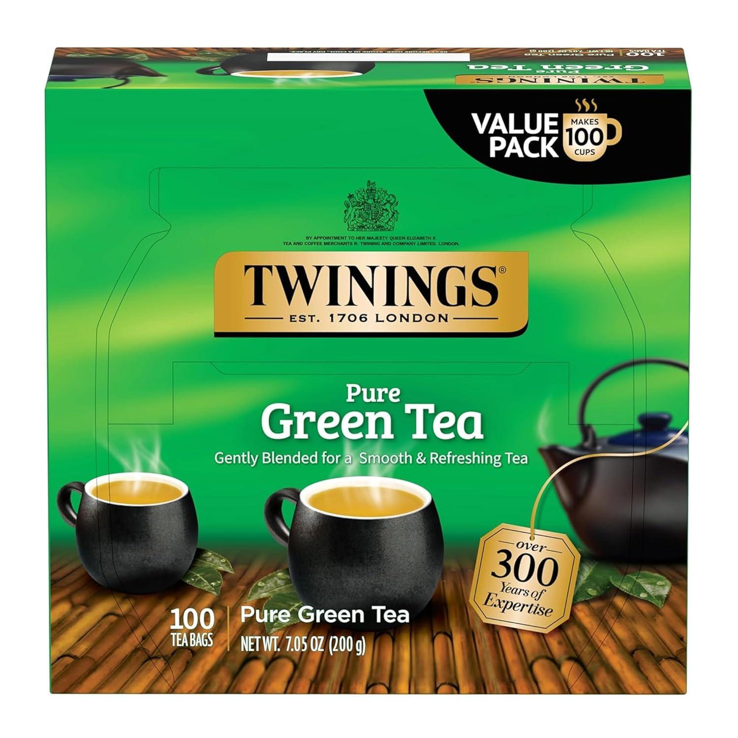 Best Green Tea – Twinings Pure Green Tea Bags, 100 Count Review