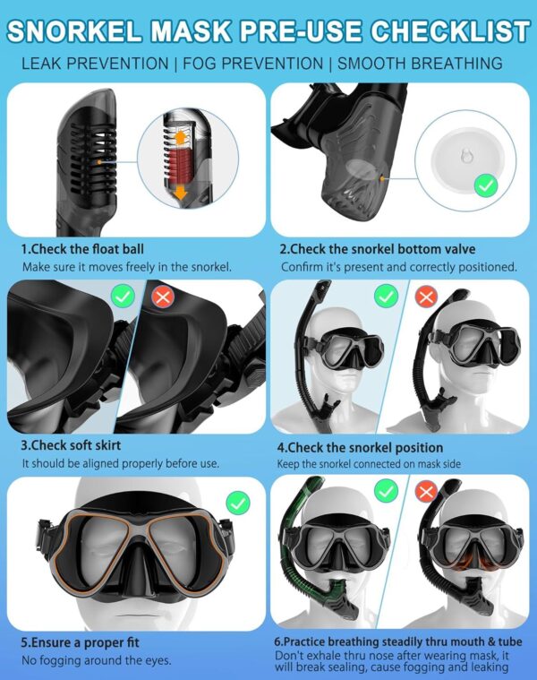 Best Snorkeling Gear – Greatever Dry Snorkel Set,Panoramic Wide View Review