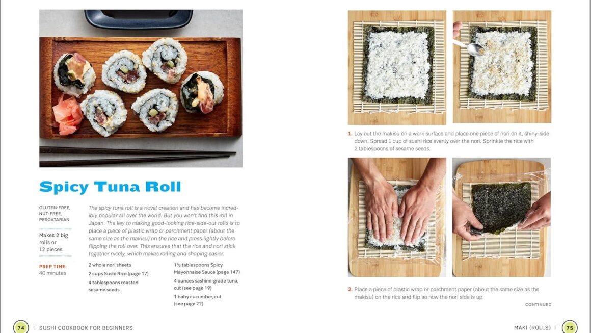 Best Sushi Cookbook for Beginners – 100 Step-By-Step Recipes Review