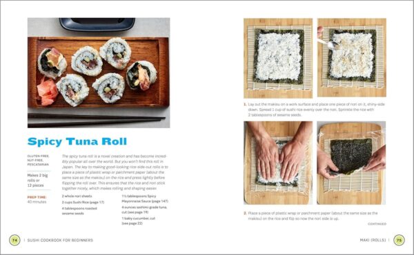 Best Sushi Cookbook for Beginners – 100 Step-By-Step Recipes Review